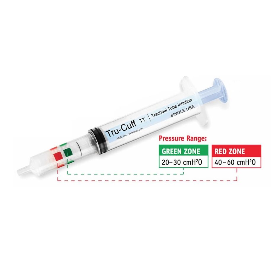 Tru-Cuff TT Syringe - Tracheal Tube Inflation Syringe