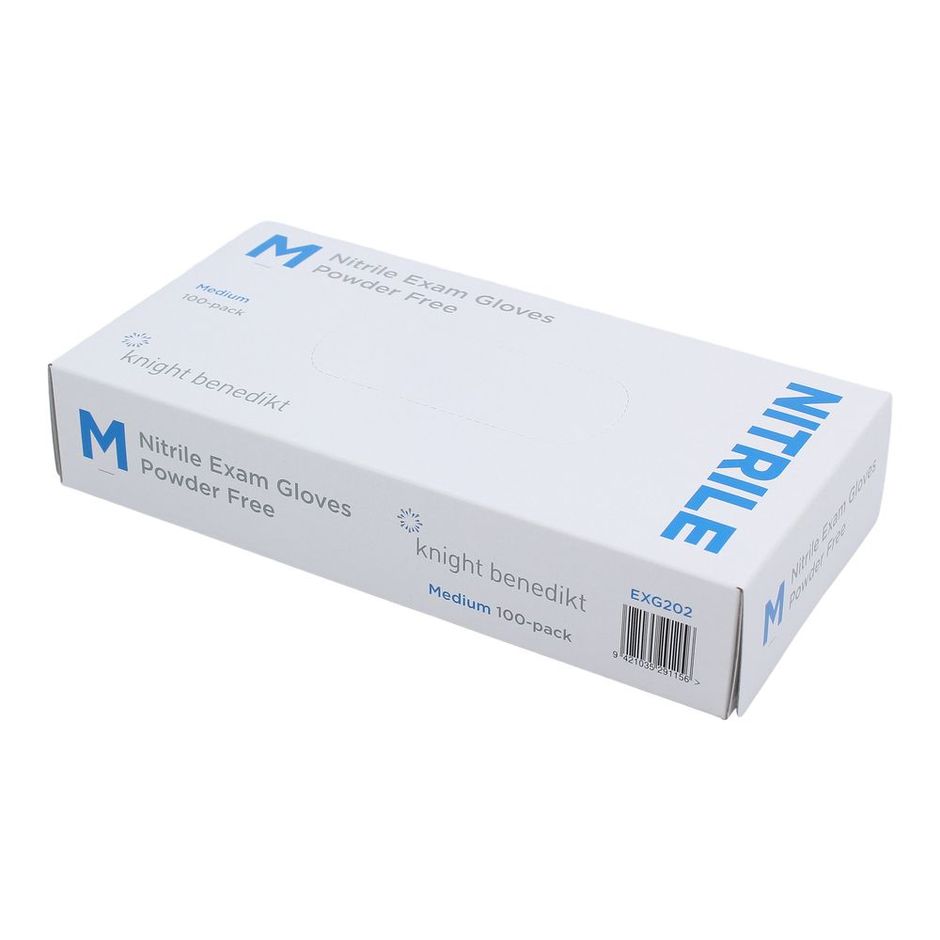 Knight Benedikt Nitrile Exam Gloves Powder Free