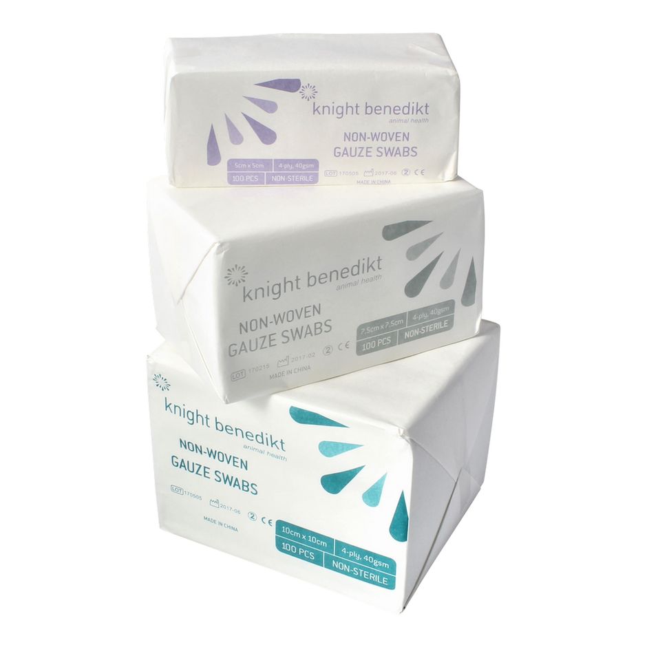 Knight Benedikt Premium Non-Woven Gauze Swabs 4-ply