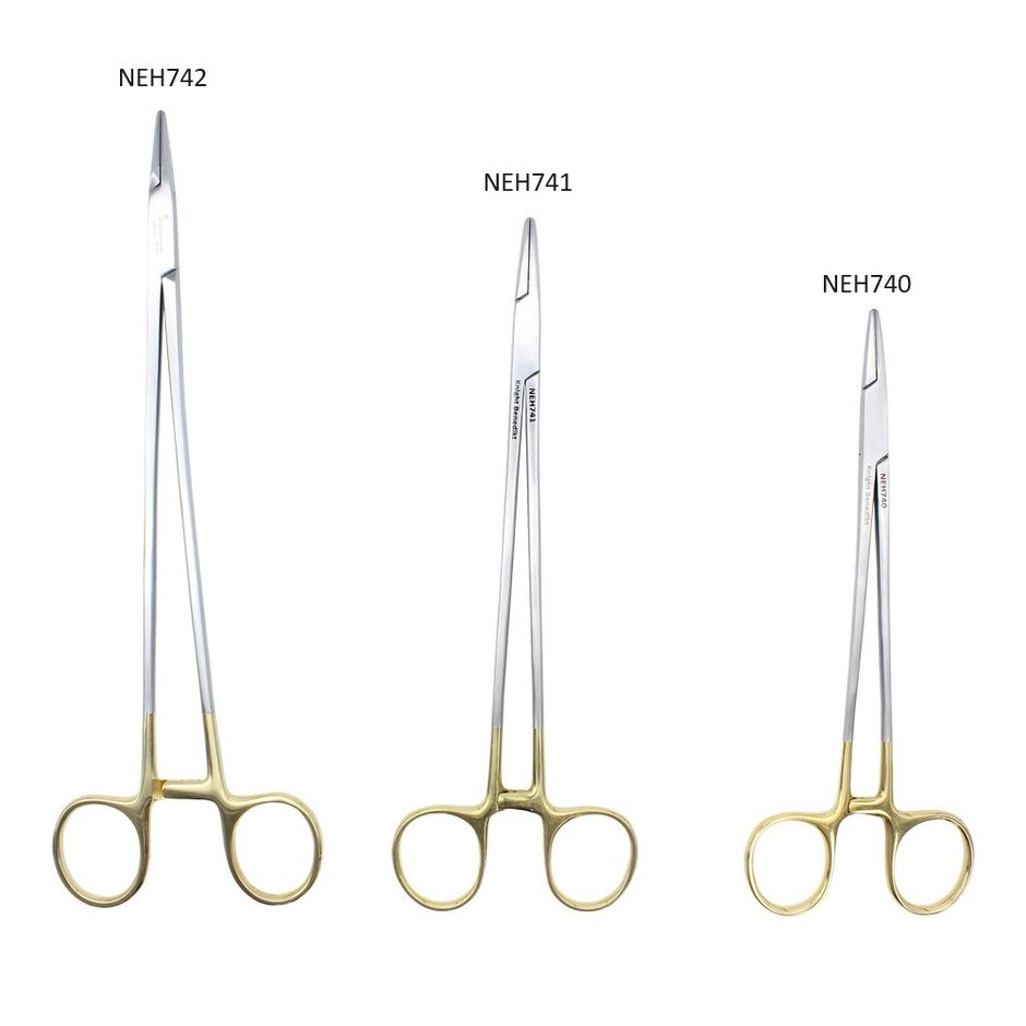 Knight Benedikt DeBakey Tungsten Carbide Needle Holders