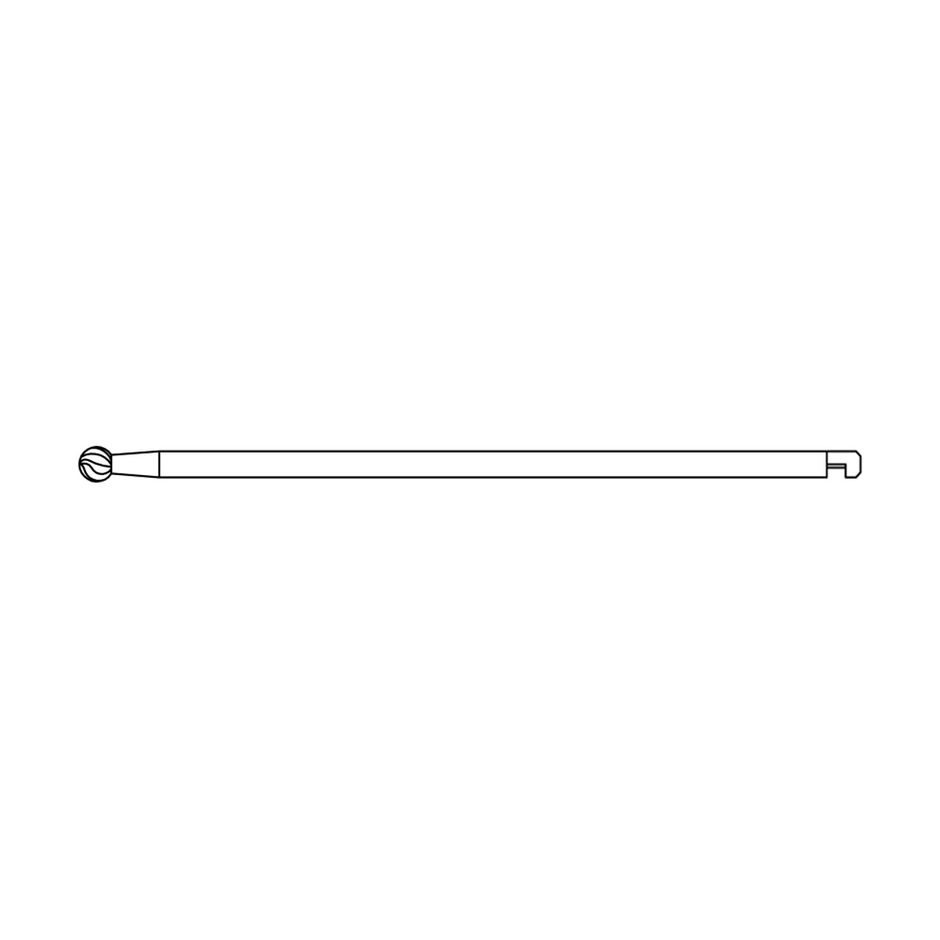 VOI Round Cutting Bur with J-Notch