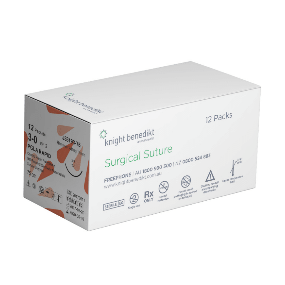 Knight Benedikt Suture Rapid PGLA Reverse Cutting
