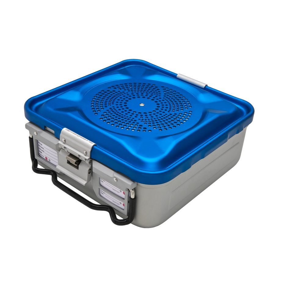 Vet Spectrum EverGreen 1/2 Standard Short Sterilisation Container Kit with Non-Perforated Base