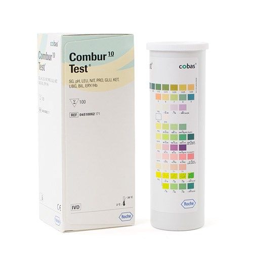 Roche Combur 10 Urinalysis Strips